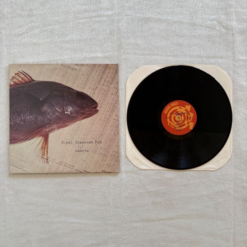 Royal Crescent Mob Omerta LP Vinyl Record Original Press Moving Target Indie